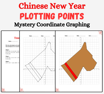 Preview of Chinese New Year - Year of the Horse Plotting Points Mystery Picture  #TOAST23