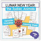 Chinese New Year Zodiac Emergent Reader, Book, and Posters
