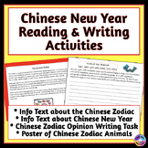 Chinese New Year and Chinese Zodiac Writing and Reading Ac