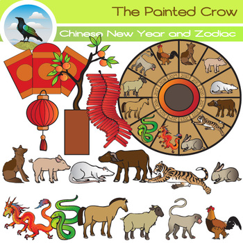 Preview of Chinese New Year and Zodiac Clip Art
