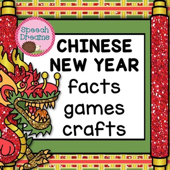 Preview of Chinese New Year for Speech Therapy Activity | Games, Crafts and Lesson Plans