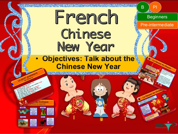 Preview of Chinese New Year in French - Le Nouvel an Chinois interactive activities