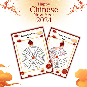 Preview of Chinese New Year maze Worksheet