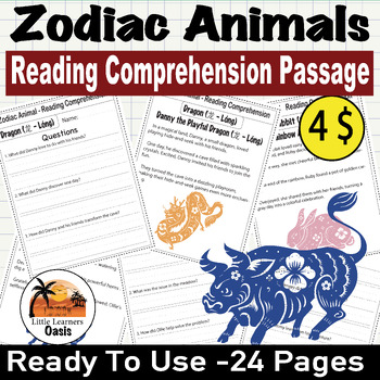 Preview of Chinese New year | Lunar New Year Reading Comprehension Passage 2nd-5th 
