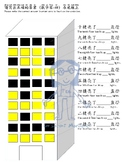 Chinese Numbers/ Characters word work/ Worksheets 中文數字生字描寫