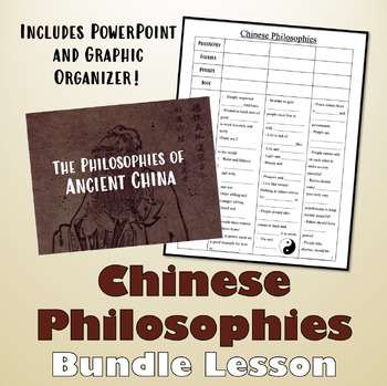 Preview of Chinese Philosophies Bundle Lesson