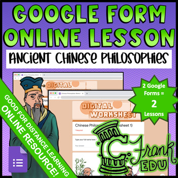 Preview of Chinese Philosophies (Distance Learning: 2 Google Forms Lessons!)