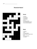 Chinese Possessive Nouns Crossword Puzzle