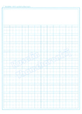 Chinese Practice Notebook : Blank paper with table. (PDF File)