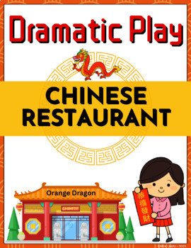 Preview of Chinese Restaurant Theme Dramatic Play - Posters & Labels Preschool