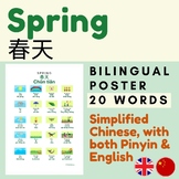 Chinese SPRING vocabulary with Pinyin | SPRING Chinese Man