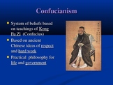 Chinese Schools of Thought Powerpoint