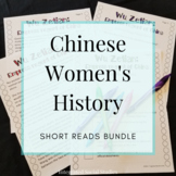 Chinese Women's History Short Reads Bundle