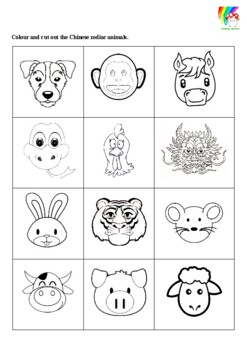 Preview of Chinese Zodiac Activities - In-class/Distance Learning