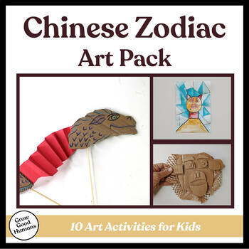Preview of Chinese Zodiac Animal Arts & Craft Pack - For Lunar New Year and Beyond!