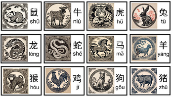 Preview of Chinese Zodiac Animals 十二生肖