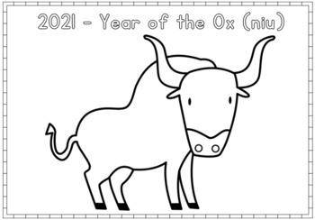 Download Chinese New Year 2021 Ox Coloring Pages And Activities Year Of The Ox