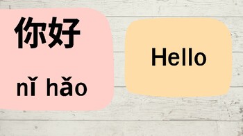 Preview of Chinese greeting