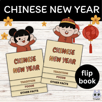 Chinese,lunar new year dragon 2024,flip book craft & coloring,Writing ...