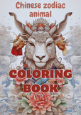 Chinese zodiac animal coloring pages