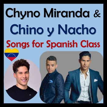 Preview of Chino y Nacho Spanish Songs & Activities BUNDLE - Chyno Miranda