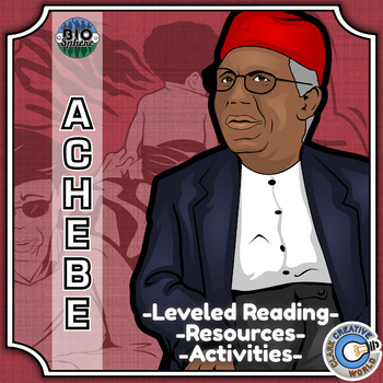 Preview of Chinua Achebe Biography - Reading, Digital INB, Slides & Activities