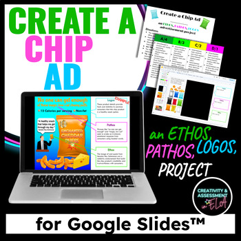 Preview of Chip Advertisement Fun Ethos Pathos Logos Rhetorical Activity & Rhetoric Project