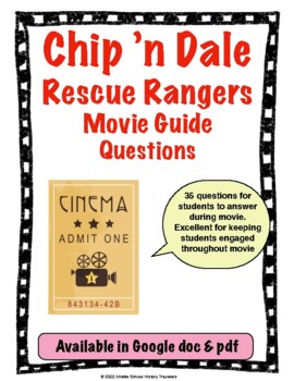 Preview of Chip 'n Dale: Rescue Rangers Movie Guide Questions