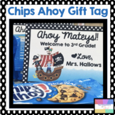 Chips Ahoy Gift Tag- Editable Back to School Gift