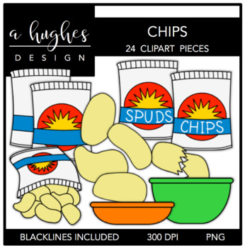 Preview of Chips Clipart