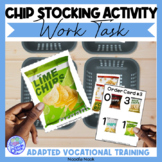 Chips Stocking- A Work Task for Vocational Prep in Autism 