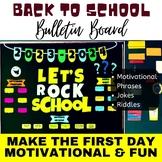 FREEBIE Back To School Bulletin Board: Fun With Motivation