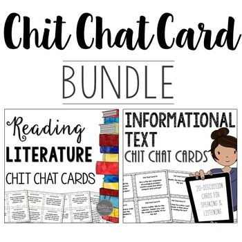Chit Chat Cards Bundle for Grades 4-8