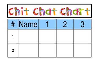Chit Chart