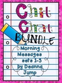 Chit Chat Morning Messages BUNDLE {aligned with Common Core}