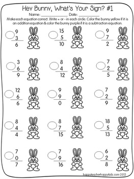 chocolate bunnies on the run k 2 math literacy fun tpt