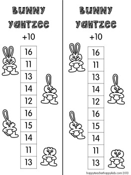 chocolate bunnies on the run k 2 math literacy fun tpt