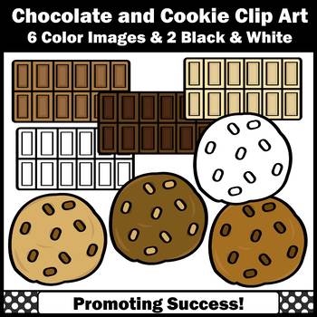 chocolate chip cookie clip art black and white