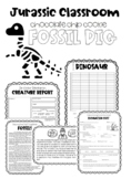 Jurassic Classroom + Chocolate Chip Cookie Fossil Dig