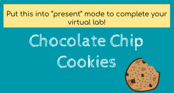 Preview of Chocolate Chip Cookie Virtual Lab