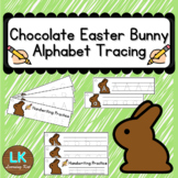 Chocolate Easter Bunny Alphabet Tracing