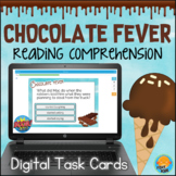 Chocolate Fever Reading Comprehension Quiz BOOM CARDS Dist