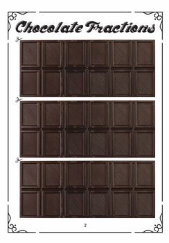 Preview of Chocolate Bars Fraction