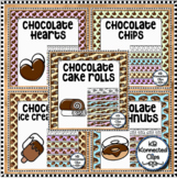 Chocolate Goodies Bundle Frames Borders Clipart Sweets Treats