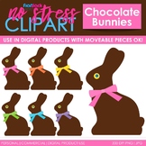 Chocolate Rabbits Clip Art (Digital Use Ok!)