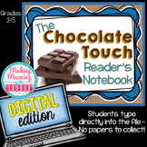 Chocolate Touch Novel Unit - 3rd to 5th grade - PAPERLESS