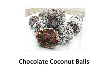 Preview of Chocolate balls cooking instructional book
