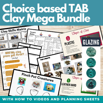 Preview of Choice Based Ceramics Clay Resource Mega Bundle