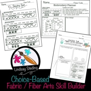 Preview of Choice-Based Fiber / Fabric Arts Skill Builder