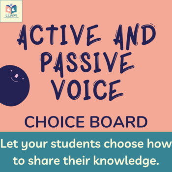 Preview of Choice Board - Active and Passive Voice